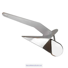 Cargar imagen en el visor de la galería, Premium Anchors 316 Stainless Steel Delta Style & Roll-Bar Plow – Customizable Safe Holding for Yachts & Boats-NaturalMateriaStudio-NaturalMateriaStudio