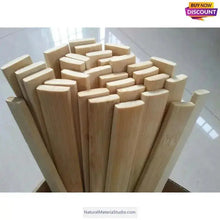Carregar imagem no visualizador da Galeria, Premium L65"/165cmXW2-3cm Bamboo Slats/Strips/Flat for Diverse Crafting and Building Projects - Wholesale-NaturalMateriaStudio-NaturalMateriaStudio