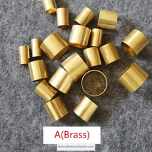 Cargar imagen en el visor de la galería, Premium Metal Cane Connectors and Decorative parts with Free Anti-Skid Pad – Ideal for DIY & Repairs-NaturalMateriaStudio-NaturalMateriaStudio