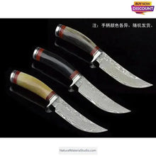 Load image into Gallery viewer, Raw Unpolished Tibet Yak L5.0-22cm Dia.1.8-3.5cm White&Colorful Solid Horn Tips for Crafting-NaturalMateriaStudio-NaturalMateriaStudio