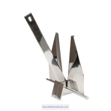 Carica l'immagine nel visualizzatore di Gallery, Premium Vaired Folding Grapnel Anchor & Danforth Anchor 316 Stainless Steel (0.7–40 kg for boats ≤15m Customizable)-NaturalMateriaStudio-NaturalMateriaStudio