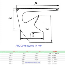 Load image into Gallery viewer, Premium Varied CQR Anchor & Bruce Anchor 316 Stainless Steel (1.0–40 kg for yachts ≤15 m Customizable)-NaturalMateriaStudio-NaturalMateriaStudio