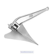 Load image into Gallery viewer, Premium Varied CQR Anchor & Bruce Anchor 316 Stainless Steel (1.0–40 kg for yachts ≤15 m Customizable)-NaturalMateriaStudio-NaturalMateriaStudio