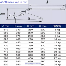 Load image into Gallery viewer, Premium Varied CQR Anchor & Bruce Anchor 316 Stainless Steel (1.0–40 kg for yachts ≤15 m Customizable)-NaturalMateriaStudio-NaturalMateriaStudio