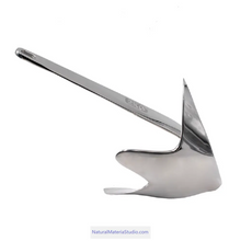 Load image into Gallery viewer, Premium Varied CQR Anchor & Bruce Anchor 316 Stainless Steel (1.0–40 kg for yachts ≤15 m Customizable)-NaturalMateriaStudio-NaturalMateriaStudio