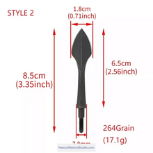 Cargar imagen en el visor de la galería, Premium Vintage Style High Carbon Steel Arrowheads Screw-In Broadheads for OD7.8mm Arrows-NaturalMateriaStudio-NaturalMateriaStudio