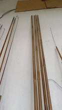 Carica e avvia il video nel visualizzatore di galleria, Bastoni da passeggio e da trekking in bambù Tonkin selezionato premium, dritto a mano, diametro 1,6–1,8 cm, lunghezza 125 cm-145 cm, per sci fai-da-te e attrezzatura outdoor