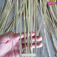Load image into Gallery viewer, Rare and Comprehensive Size length:195cm/77" Skinned Bamboo Strips/Flats for Bamboo Weaving&handicraft making-NaturalMateriaStudio-NaturalMateriaStudio