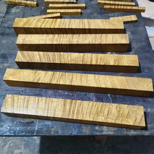 Load image into Gallery viewer, Rare Golden Silk Nanmu Wood Blanks – Multiple Sizes & Custom Cut Available NaturalMateriaStudio