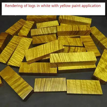Lade das Bild in den Galerie-Viewer, Varied Size Golden Silk Nanmu Wood Blanks – Rare Water Ripple Grain Exotic Hardwood for Luxury Craftsmanship NaturalMateriaStudio