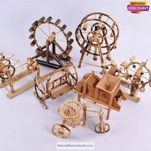 Charger l'image dans la galerie, Rare & Precious Bamboo Root Sticks L(60-100cm / 23.6-39.4") for Diverse Handicrafts-NaturalMateriaStudio-NaturalMateriaStudio