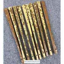 Load image into Gallery viewer, Dia.4-5cm L35-40cm no joints spotted bamboo culm for bamboo fan layer and Customized-NaturalMateriaStudio-NaturalMateriaStudio