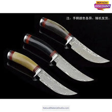 Load image into Gallery viewer, Raw Unpolished Tibet Yak L5.0-22cm Dia.1.8-3.5cm White&Colorful Solid Horn Tips for Crafting-NaturalMateriaStudio-NaturalMateriaStudio