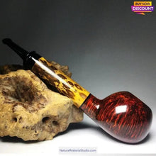 Cargar imagen en el visor de la galería, Selected D 0.4-1.3cm L18-150cm Red and Black speckled/Spot Bamboo Stems for Pipe Makers&Crafts making-NaturalMateriaStudio-NaturalMateriaStudio