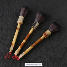 Charger l'image dans la galerie, Selected D 0.4-1.3cm L18-150cm Red and Black speckled/Spot Bamboo Stems for Pipe Makers&Crafts making-NaturalMateriaStudio-NaturalMateriaStudio