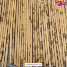 Cargar imagen en el visor de la galería, Selected D 0.4-1.3cm L18-150cm Red and Black speckled/Spot Bamboo Stems for Pipe Makers&Crafts making-NaturalMateriaStudio-NaturalMateriaStudio