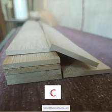Carica l'immagine nel visualizzatore di Gallery, Selected Different Specifications and Sizes of Moso Bamboo Strips/Laminates/Slices for Making Horn Bows and Bamboo Bows-NaturalMateriaStudio-NaturalMateriaStudio