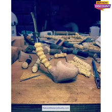 画像をギャラリービューアに読み込む, Selected L3"-6"(8-20cm)Dia.0.35"-0.5"(0.8-1.8cm) Professional Narrow Knuckles Bamboo for Pipe Makers-NaturalMateriaStudio-NaturalMateriaStudio