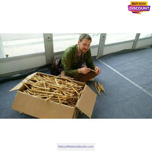 Cargar imagen en el visor de la galería, Selected Premium Bamboo roots with dense knots for Pipe Makers - Wholesale-NaturalMateriaStudio-NaturalMateriaStudio