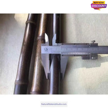 Lade das Bild in den Galerie-Viewer, Selected Premium Black Bamboo Sticks (145cm-155cm) for Crafting Walking/Hiking Canes/Shakuhachi/Flutes(90-95cm)-NaturalMateriaStudio-NaturalMateriaStudio