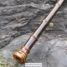 Cargar imagen en el visor de la galería, Selected Premium Black Bamboo Sticks (145cm-155cm) for Crafting Walking/Hiking Canes/Shakuhachi/Flutes(90-95cm)-NaturalMateriaStudio-NaturalMateriaStudio
