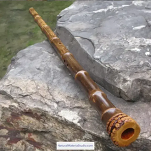 이미지를 갤러리 뷰어에 로드 , Selected Premium Black Bamboo Sticks (145cm-155cm) for Crafting Walking/Hiking Canes/Shakuhachi/Flutes(90-95cm)-NaturalMateriaStudio-NaturalMateriaStudio