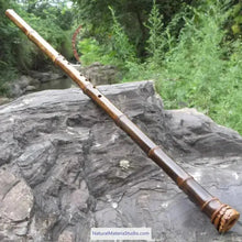 Lade das Bild in den Galerie-Viewer, Selected Premium Black Bamboo Sticks (145cm-155cm) for Crafting Walking/Hiking Canes/Shakuhachi/Flutes(90-95cm)-NaturalMateriaStudio-NaturalMateriaStudio