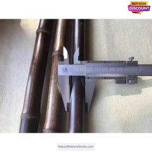 이미지를 갤러리 뷰어에 로드 , Selected Premium Black Bamboo Sticks (145cm-155cm) for Crafting Walking/Hiking Canes/Shakuhachi/Flutes(90-95cm)-NaturalMateriaStudio-NaturalMateriaStudio