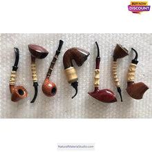 Load image into Gallery viewer, Selected Premium Golden Bamboo Roots Dia.1.8-2.5cm for Knife Makers-NaturalMateriaStudio-NaturalMateriaStudio