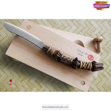 Load image into Gallery viewer, Selected Premium Golden Bamboo Roots Dia.1.8-2.5cm for Knife Makers-NaturalMateriaStudio-NaturalMateriaStudio