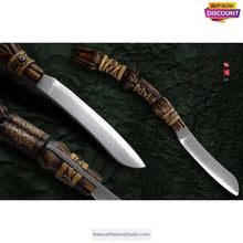 Load image into Gallery viewer, Selected Premium Golden Bamboo Roots Dia.1.8-2.5cm for Knife Makers-NaturalMateriaStudio-NaturalMateriaStudio