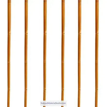 Cargar imagen en el visor de la galería, Selected Premium Hand-Straightened Dia.1.6–1.8 cm Length 125cm-145cm Tonkin Bamboo for DIY Ski Poles &Outdoor Gear Hiking/walking sticks-NaturalMateriaStudio-NaturalMateriaStudio