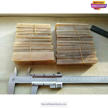 Görseli Galeri görüntüleyiciye yükleyin, Small Size L10*W2.4cm Mixed Horn Scales for Crafting-NaturalMateriaStudio-NaturalMateriaStudio