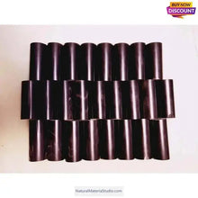 Lade das Bild in den Galerie-Viewer, Premium Long (10cm/3.94")Varied Dia.Water Black Buffalo Horn Rolls for Knife and Pipe Makers-NaturalMateriaStudio-NaturalMateriaStudio