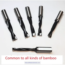 이미지를 갤러리 뷰어에 로드 , Special Dia.5.0-15.0mm drilling bits for shakuhachi and bamboo flute hole drilling-NaturalMateriaStudio-NaturalMateriaStudio