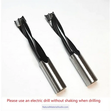 이미지를 갤러리 뷰어에 로드 , Special Dia.5.0-15.0mm drilling bits for shakuhachi and bamboo flute hole drilling-NaturalMateriaStudio-NaturalMateriaStudio