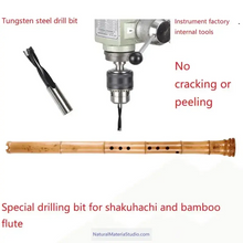 Carica l'immagine nel visualizzatore di Gallery, Special Dia.5.0-15.0mm drilling bits for shakuhachi and bamboo flute hole drilling-NaturalMateriaStudio-NaturalMateriaStudio