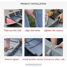 Cargar imagen en el visor de la galería, Supply PPR L2.3-4.4meters (7.6-14.5ft) Vehicle-mounted portable folding boats(2-5adults)+Free Ultimate Boating Companion Kit-NaturalMateriaStudio-NaturalMateriaStudio