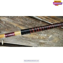 Load image into Gallery viewer, Tenkara Bamboo Fishing Rod 2 Piece L1.5-2.1 meter(59"-83")with buddha bamboo handles wholesale amounts-NaturalMateriaStudio-NaturalMateriaStudio