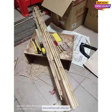 Cargar imagen en el visor de la galería, Selected Semi-Finished&Finished Tonkin Tenkara Bamboo Pole Kits L8.8ft-11.9ft for DIY Fishing Rod Crafting-NaturalMateriaStudio-NaturalMateriaStudio