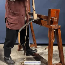 Load image into Gallery viewer, Traditional Bow Maker's Tool Set – Lever Press & String Guide for Horn and Composite Bows-NaturalMateriaStudio-NaturalMateriaStudio