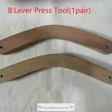 Cargar imagen en el visor de la galería, Traditional Bow Maker's Tool Set – Lever Press & String Guide for Horn and Composite Bows-NaturalMateriaStudio-NaturalMateriaStudio