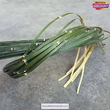 Load image into Gallery viewer, Unique offer Length 2.0-6.0Meter thicker Handmade Green Bamboo Strips with bamboo skin for Versatile Crafting and Building&Kite and other handicraft making-NaturalMateriaStudio-NaturalMateriaStudio