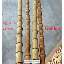 Load image into Gallery viewer, Unique Supplies Rare & Precious Chaplin&Arabic style bamboo root sticks L105cm(41.3")Dia.(1.1-1.8cm)-NaturalMateriaStudio-NaturalMateriaStudio