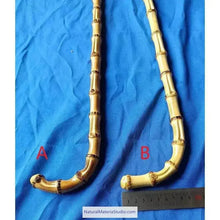 Load image into Gallery viewer, Unique Supplies Rare & Precious Chaplin&Arabic style bamboo root sticks L105cm(41.3")Dia.(1.1-1.8cm)-NaturalMateriaStudio-NaturalMateriaStudio