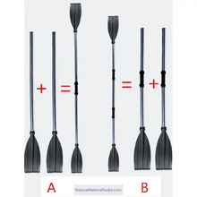 Load image into Gallery viewer, Unique Supply 2 sections L3.6-4.2meters 304 stainless steel Vehicle-mounted portable stackable boats(3-5people)+Free Ultimate Boating Companion Kit-NaturalMateriaStudio-NaturalMateriaStudio