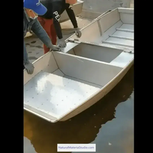 Ladda upp bild till gallerivisning, Unique Supply 2 sections L3.6-4.2meters 304 stainless steel Vehicle-mounted portable stackable boats(3-5people)+Free Ultimate Boating Companion Kit-NaturalMateriaStudio-NaturalMateriaStudio