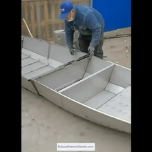 Cargar imagen en el visor de la galería, Unique Supply 2 sections L3.6-4.2meters 304 stainless steel Vehicle-mounted portable stackable boats(3-5people)+Free Ultimate Boating Companion Kit-NaturalMateriaStudio-NaturalMateriaStudio