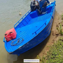 Lade das Bild in den Galerie-Viewer, Unique Supply Custom Handmade Aluminum Alloy Boat / Speedboat / Fishing Boat / Rescue Boat / Farming Boat(Without Engine)-NaturalMateriaStudio-NaturalMateriaStudio
