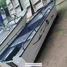 Load image into Gallery viewer, Unique Supply Custom Handmade Aluminum Alloy Boat / Speedboat / Fishing Boat / Rescue Boat / Farming Boat(Without Engine)-NaturalMateriaStudio-NaturalMateriaStudio
